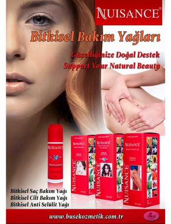 Nuısance Bitkisel Saç Bakım Yağı 100ML Sprey + Delikli Röfle Bonesi Seti